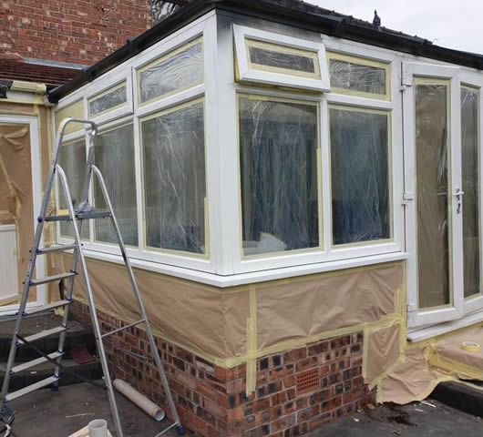 upvc conservatory painting manchester